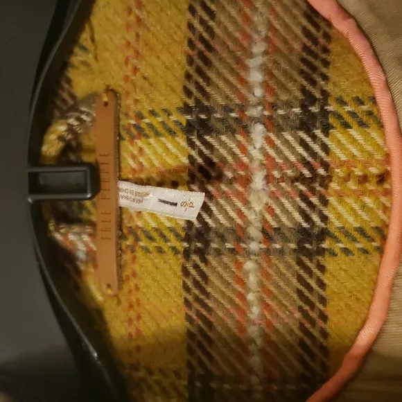 Free People Ciao B Plaid Coat