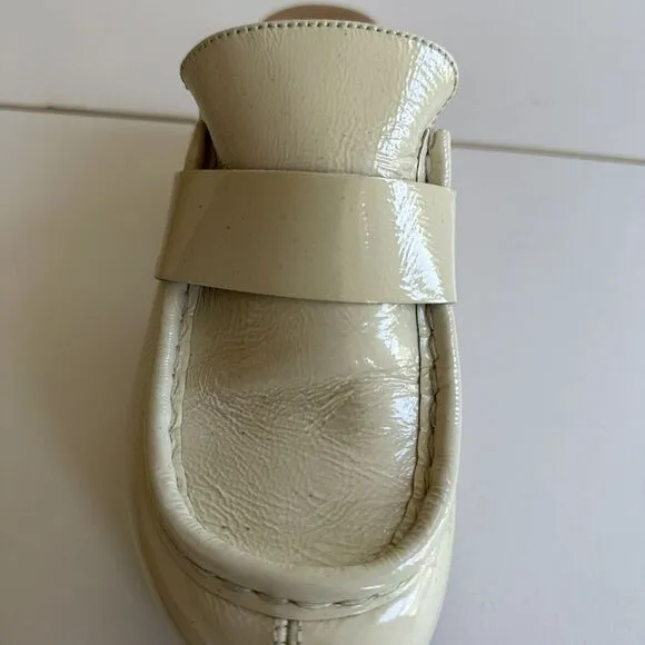 Free‎ People Corbin Platform Loafer Mule Clogs Y2K Patent Leather 8.5 39 Block