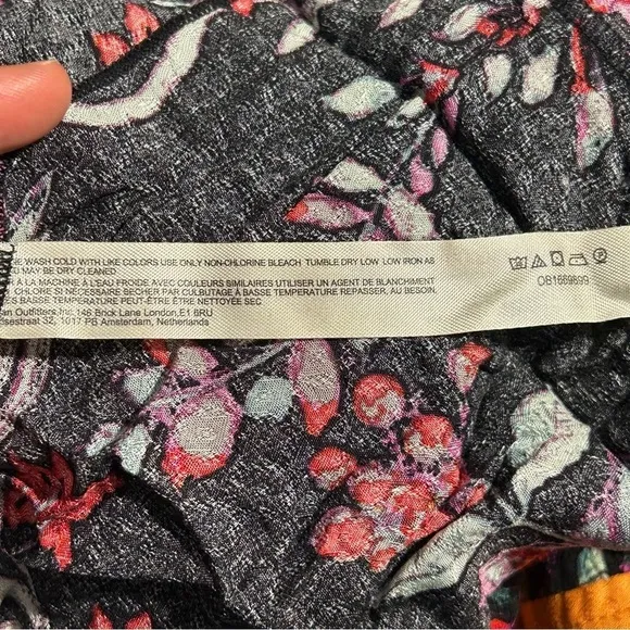 Free People Dress There She Goes Printed Maxi Slip