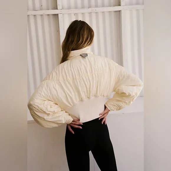 Free People Glitz Blitz Bomber Jacket NWOT