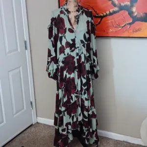 Free People Hearts Run Wild Maxi Dress Size Small RARE