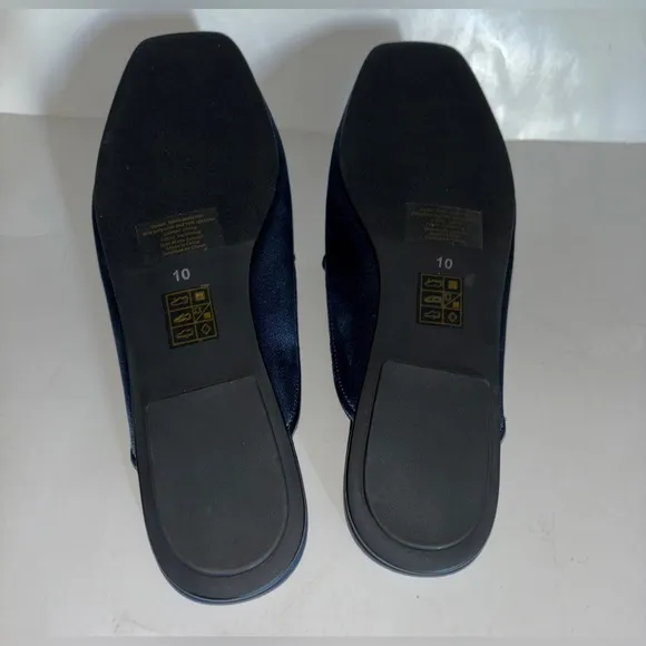 Free People Jeffrey Campbell Elaine Satin Point Ballet Mule 11M Twirl Femme NEW