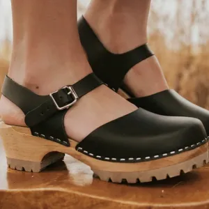Free People MIA Freja Clog-Black Size 39