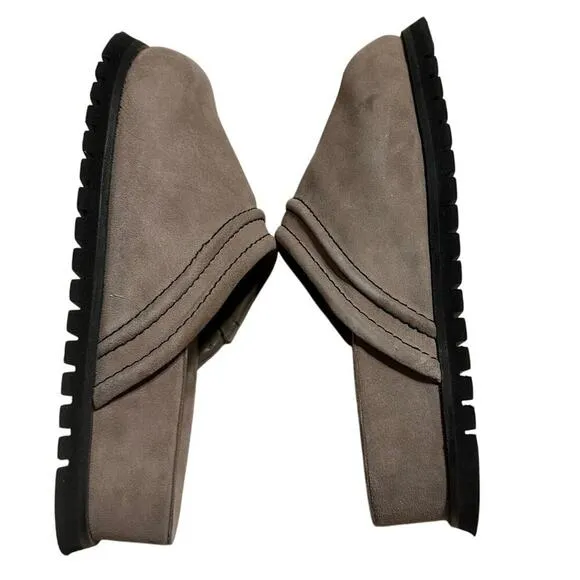 Free People Milo Everyday Mule Women's Size 11 Oyster Comfort Slip-On Leather