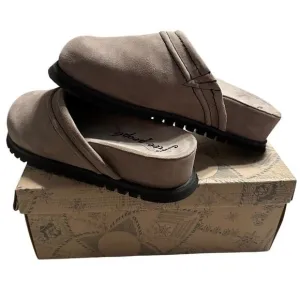 Free People Milo Everyday Mule Women's Size 11 Oyster Comfort Slip-On Leather