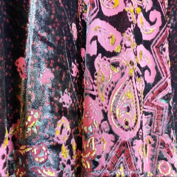 Free People Mirror Mirror Velvet Mini Dress