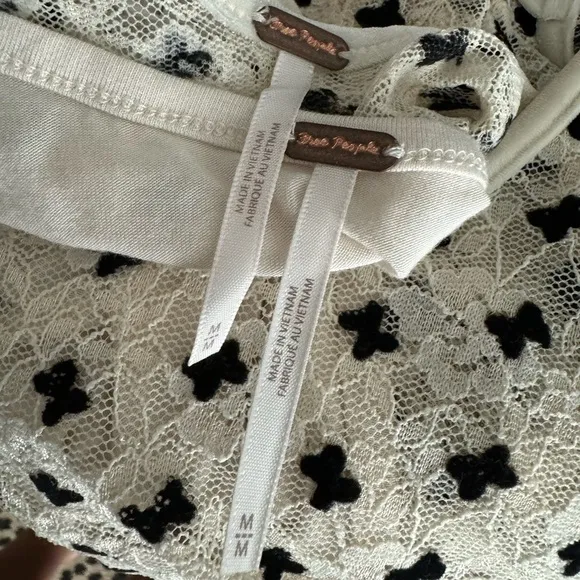 FREE PEOPLE Sheer Delight Mini Dress