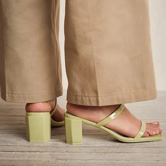 Free People Slip-on Heel Mules