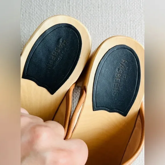 Free People Swedish Hasbeens Jungle Mule Clogs Size 8 NWOT $350