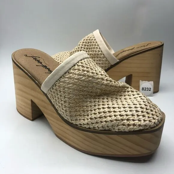 Free People Walk On Wood Platform Clogs EU 39 / US 9