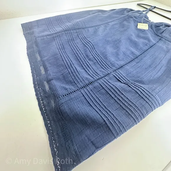 Free People Wide Awake Mini Slip in Parisian Night size Medium NWT