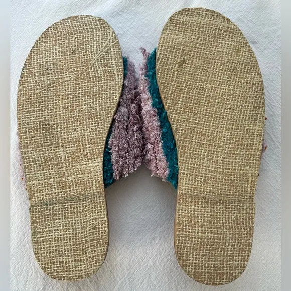 Free People Yuma Woven Mule in Wisteria Combo size 39.5 New