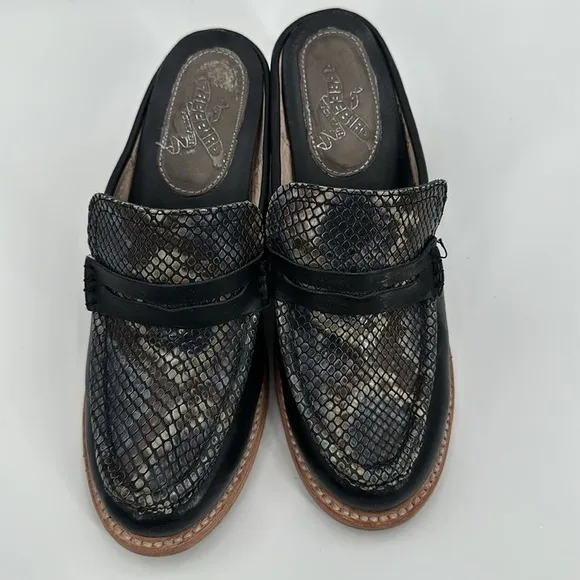 Freebird by Steven Shoes Collins Leather Mules 9
