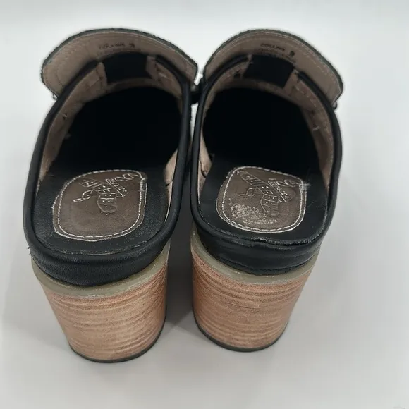 Freebird by Steven Shoes Collins Leather Mules 9