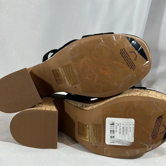 FREE PEOPLE LISBON PLATFORM MULES SIZE 39 NWT