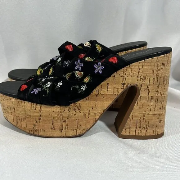FREE PEOPLE LISBON PLATFORM MULES SIZE 39 NWT
