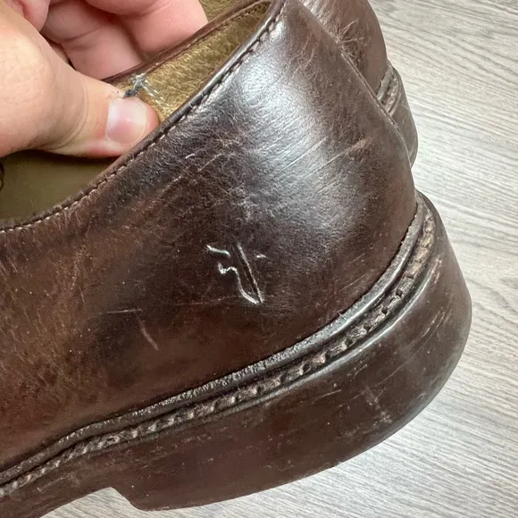 Frye Brown Blucher Oxfords Shoes 10.5 D
