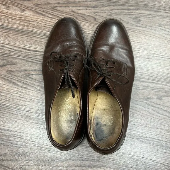 Frye Brown Blucher Oxfords Shoes 10.5 D