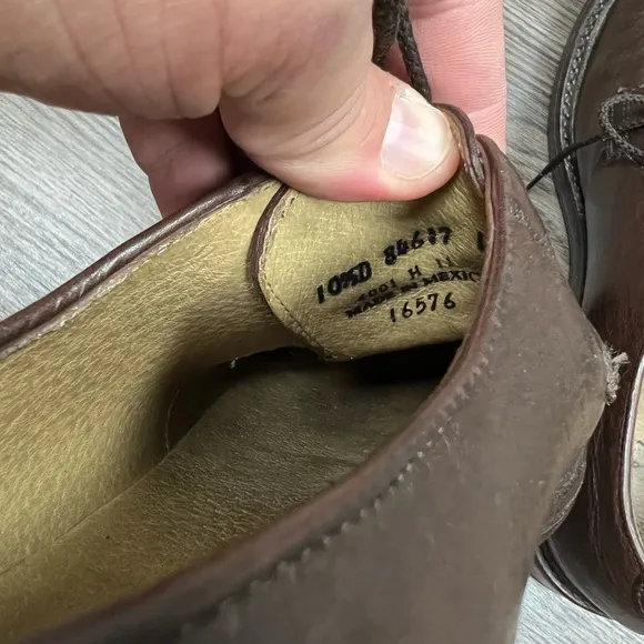 Frye Brown Blucher Oxfords Shoes 10.5 D
