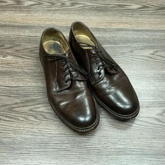 Frye Brown Blucher Oxfords Shoes 10.5 D