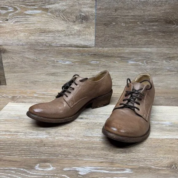 Frye Carson Brown Leather Oxford Shoes Women's Size 6.5
