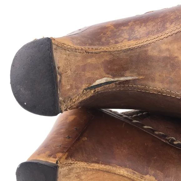Frye Charlotte Ring Leather Mule Clogs 8.5M