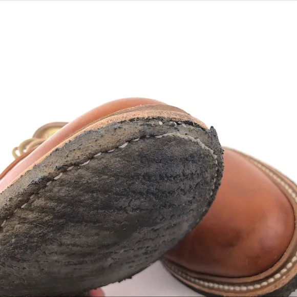 Frye James Crepe Brown Leather Oxfords 7.5D