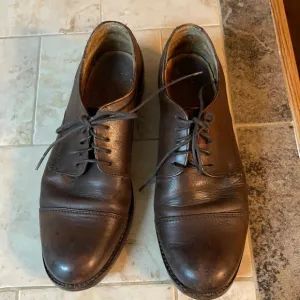 Frye leather Oxford loafers shoes Size 37
