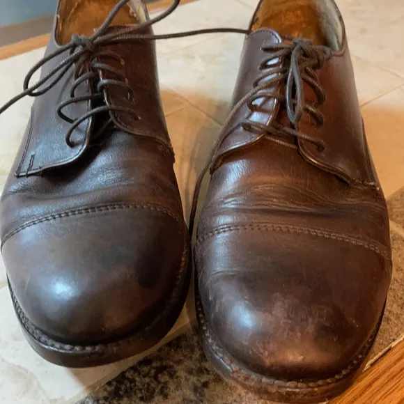 Frye leather Oxford loafers shoes Size 37