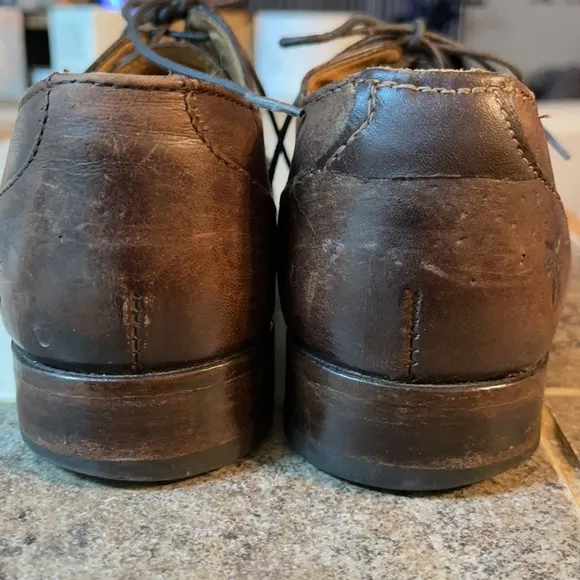 Frye leather Oxford loafers shoes Size 37