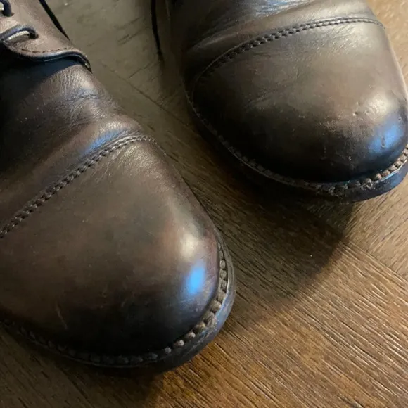 Frye leather Oxford loafers shoes Size 37