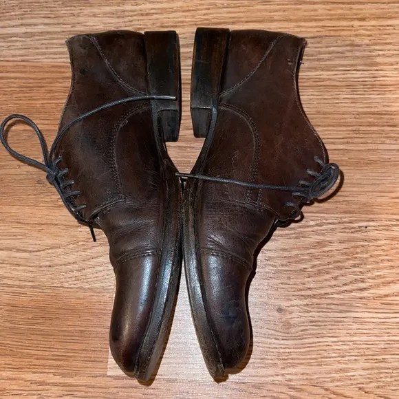Frye leather Oxford loafers shoes Size 37