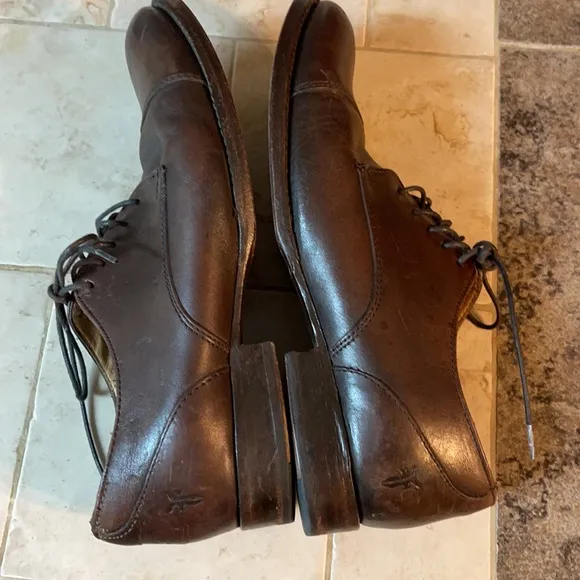 Frye leather Oxford loafers shoes Size 37