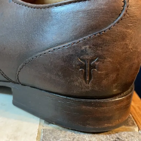 Frye leather Oxford loafers shoes Size 37