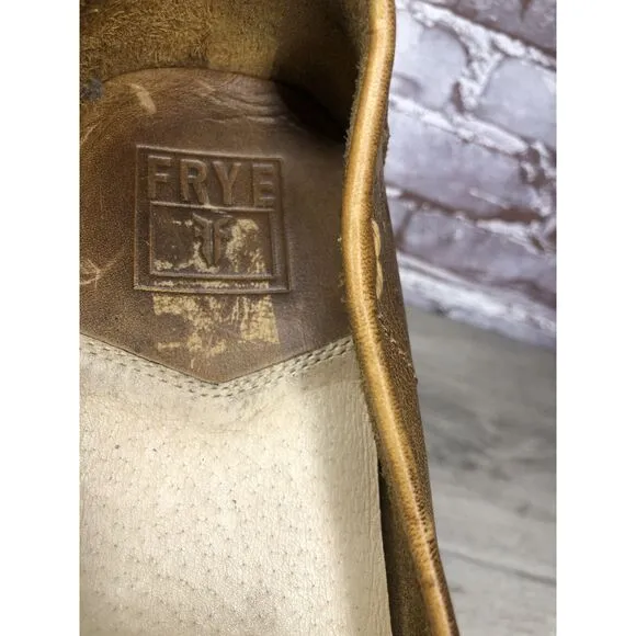 FRYE Loafer Brown Leather Slip On Comfort Moccasin Driver Men Sz 11M US/44EU