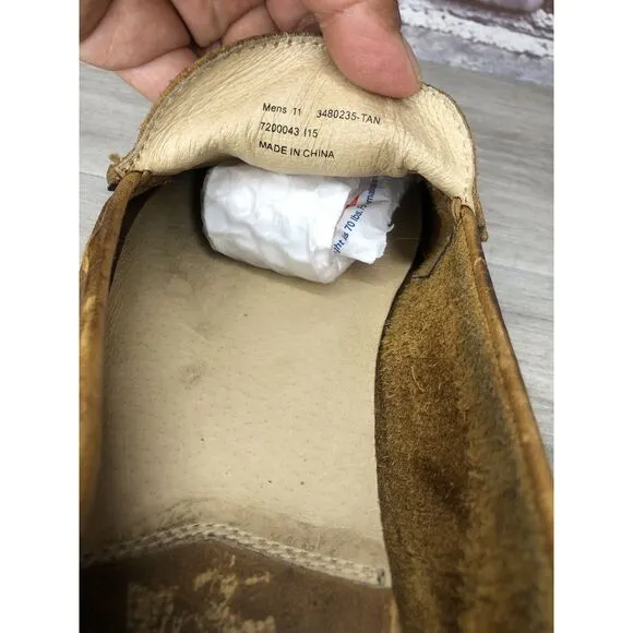 FRYE Loafer Brown Leather Slip On Comfort Moccasin Driver Men Sz 11M US/44EU