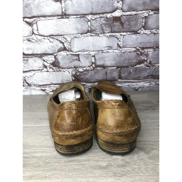 FRYE Loafer Brown Leather Slip On Comfort Moccasin Driver Men Sz 11M US/44EU