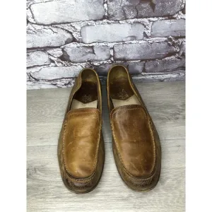 FRYE Loafer Brown Leather Slip On Comfort Moccasin Driver Men Sz 11M US/44EU