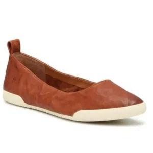 FRYE Melanie Leather Ballet Flat Slip on Sneaker Sz 8.5