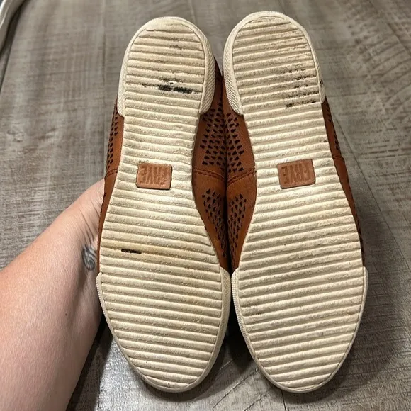 Frye Melanie perforated slip on