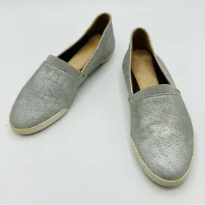 Frye Melanie Slip-On Flat Sneaker Silver