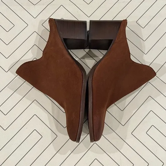 Frye Suede Heeled Naomi Mules