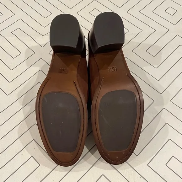 Frye Suede Heeled Naomi Mules