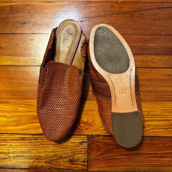 Frye Terri Woven Gore Mule size 11