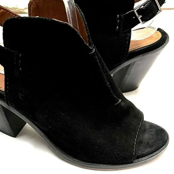 Frye Courtney Suede Slingback Heels