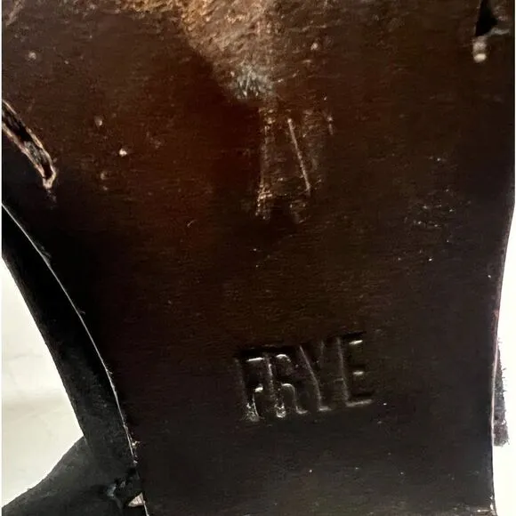 Frye Courtney Suede Slingback Heels