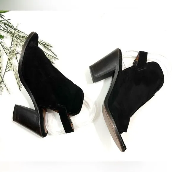 Frye Courtney Suede Slingback Heels