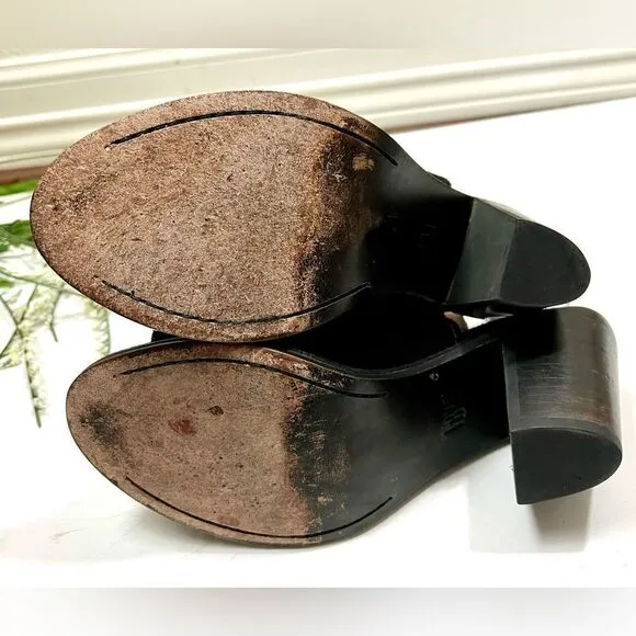 Frye Courtney Suede Slingback Heels