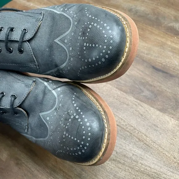 G Star‎ Raw Wingtip Oxfords Dress Shoes Mens Size 12 Charcoal Gray