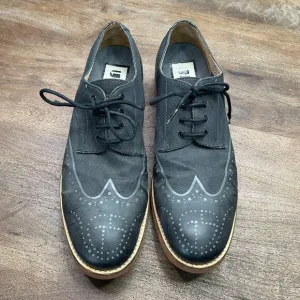 G Star‎ Raw Wingtip Oxfords Dress Shoes Mens Size 12 Charcoal Gray